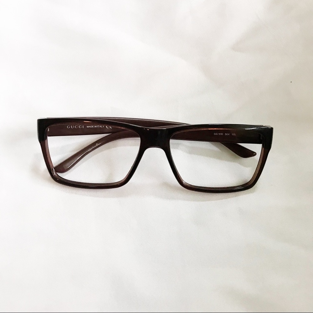 Rare Men’s Gucci Dark Brown/Brown Glasses Frame